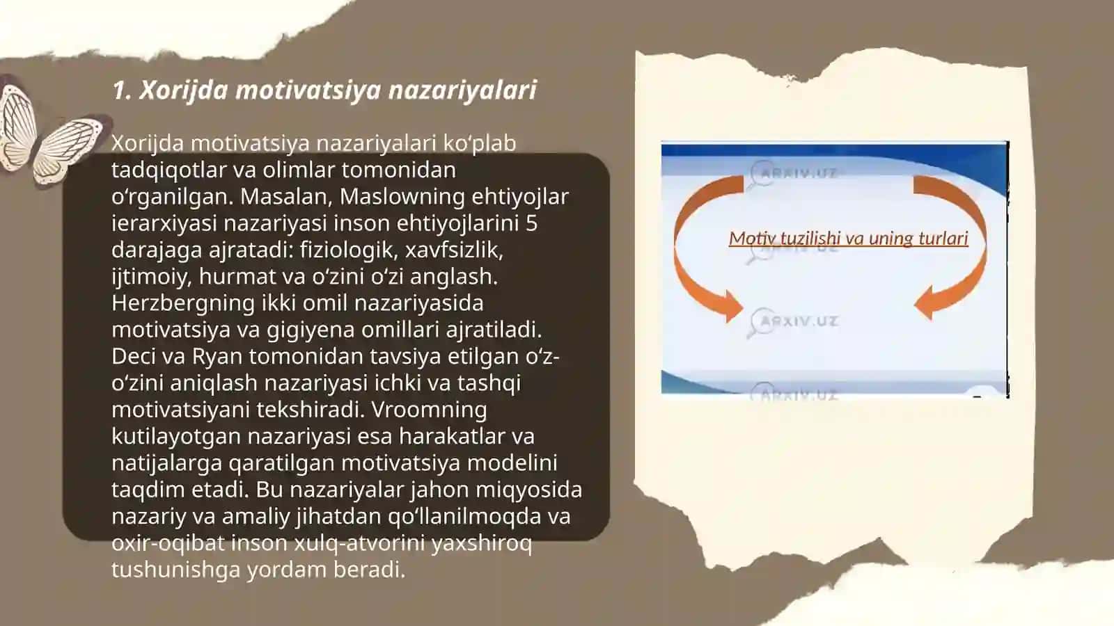 Xorij psixologiyasida motiv va mitivatsiya muammosi 3