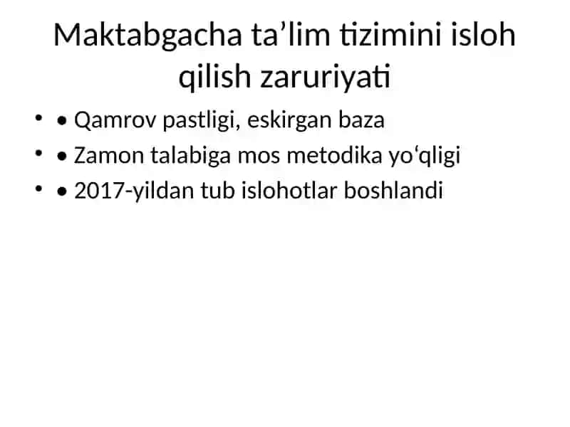 Maktabgacha ta’lim tizimi 3