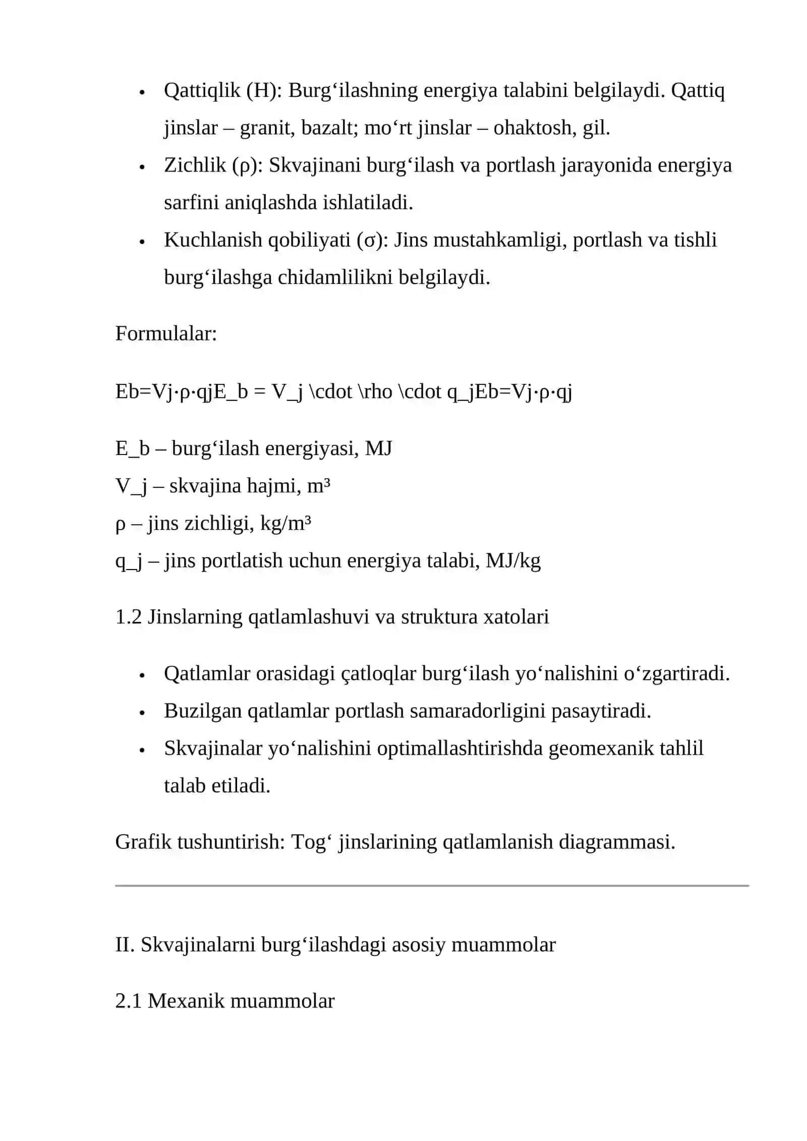 SKVAJINALARNI BURG‘ILASHDA TOG‘ JINSLARINING MUAMMOLARI 3