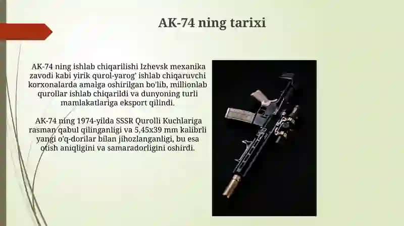 AK-74 ning tarixi 3