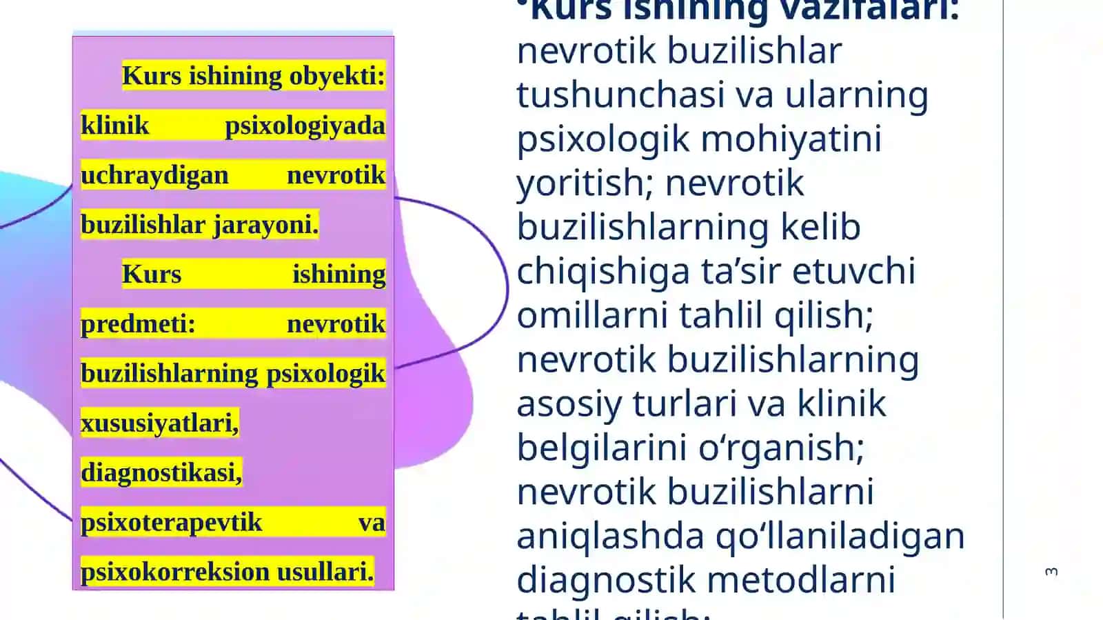 KLİNİK PSİXOLOGIYADA NEVROTIK BUZILISHLARNING NAZARIY ASOSLARI 3