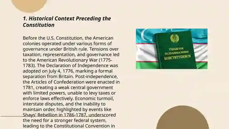 O'zbekiston Respublikasi Konstitutsiyaning yaratilishiga bo'lgan zarurat 3