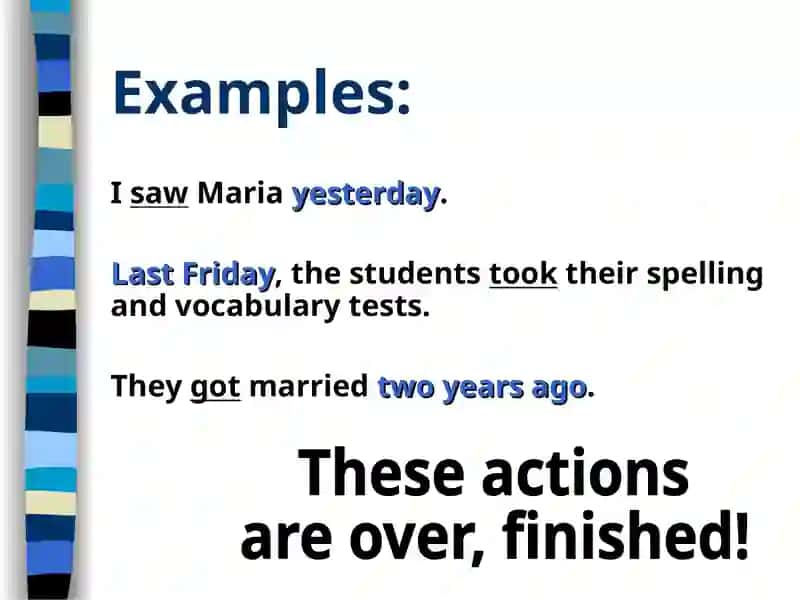 The Simple Past Tense 3