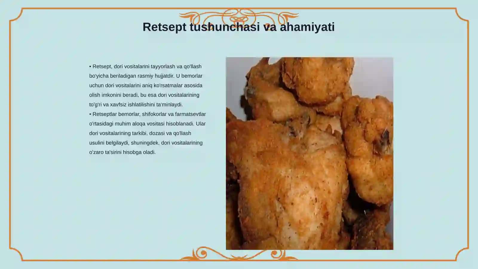 Retsept tarixi 3