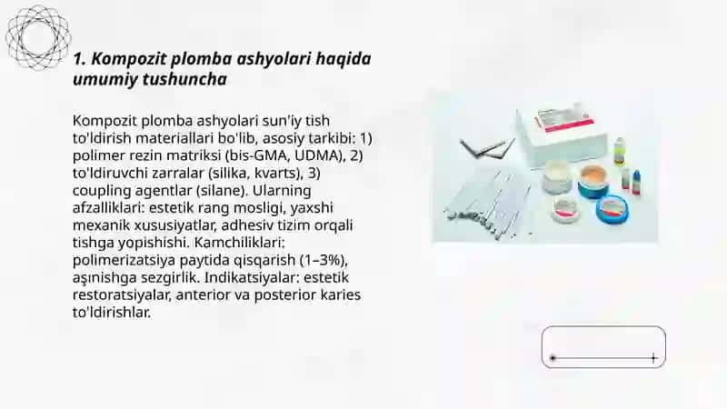 Kompozit plomba ashyolari haqida tushuncha 3