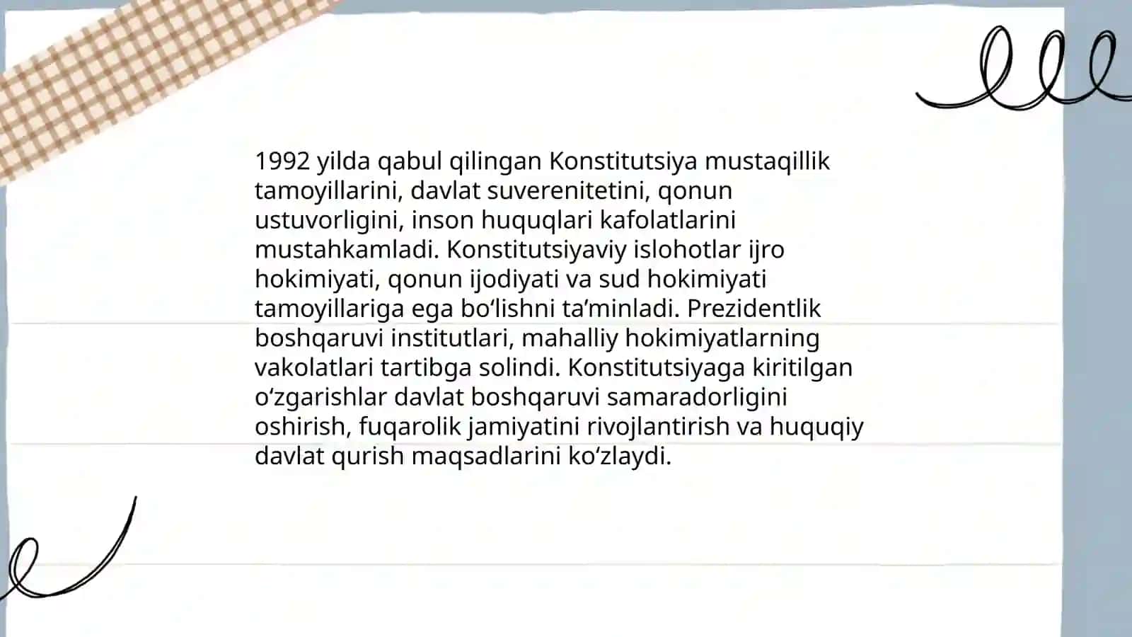 Mustaqillik yillarida davlat boshqaruv tizimida amalga oshirilgan islohotlar 3