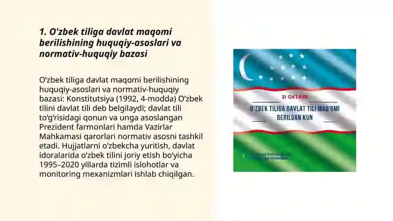 O'zbek tiliga davlat maqomi berilishining ish yuritish tizimi 3