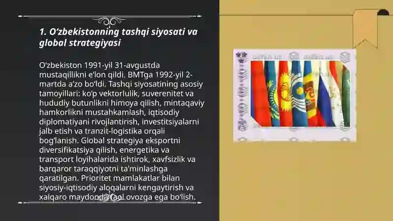 O'zbekiston va Jahon 3