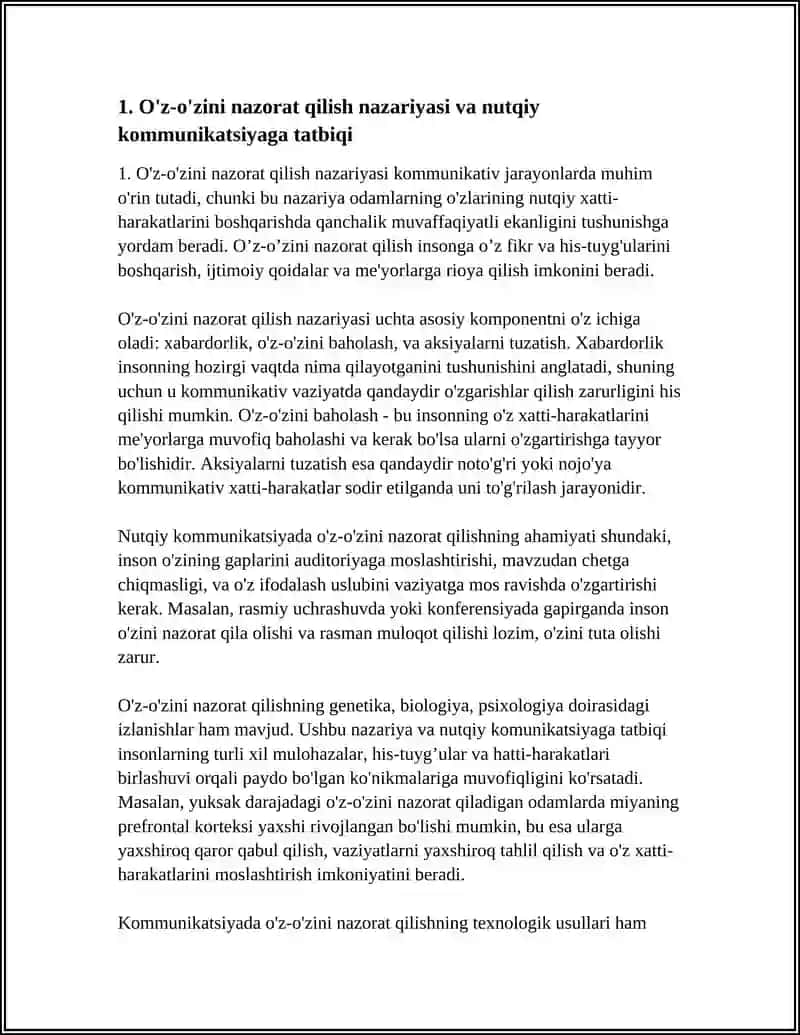O'z-O'zini Nazotat Qilish va Uni Nutqiy Kommunikatsiyaga Kiritish Texnologiyalari 3