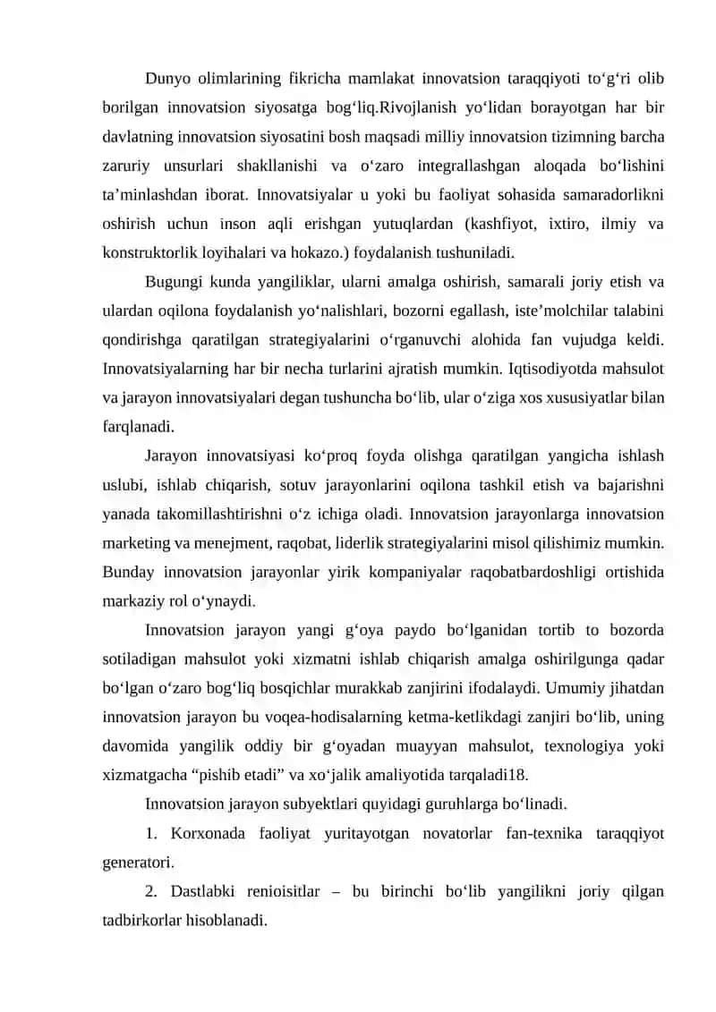 Milliy innovasion tizimlar 3