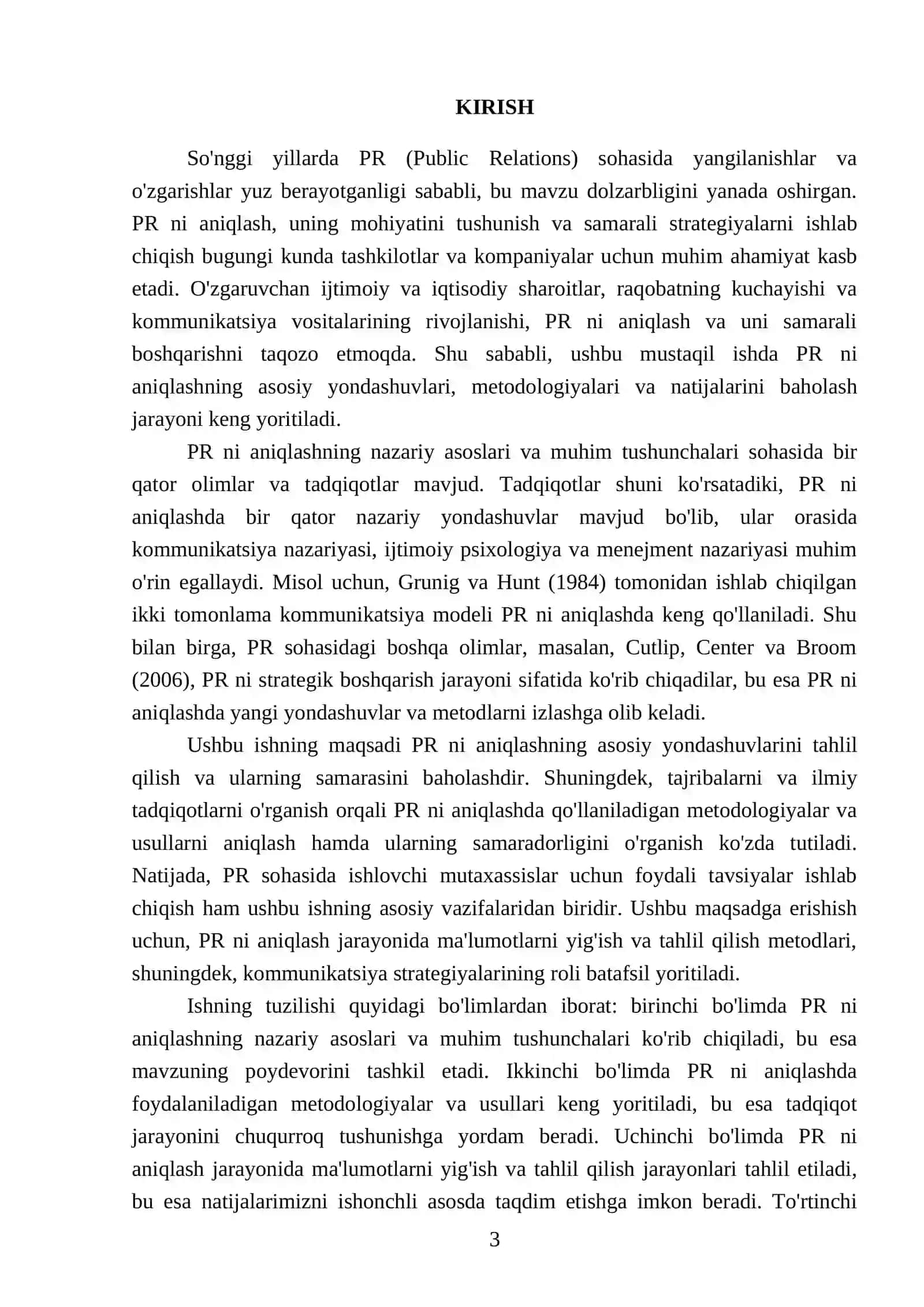 PR ni aniqlashning asosiy yondashuvlari 3
