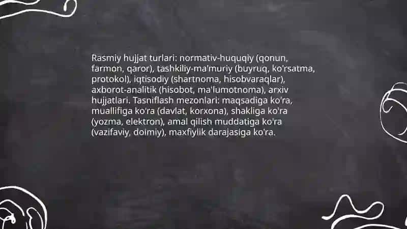 Rasmiy hujjatlar va ularni tuzish 3