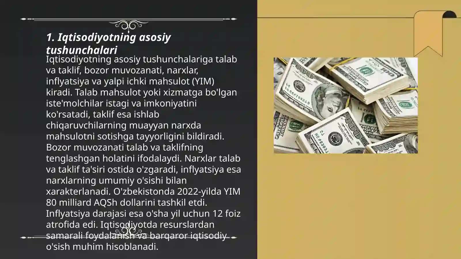 Iqtisodiyot tavar va pul 3