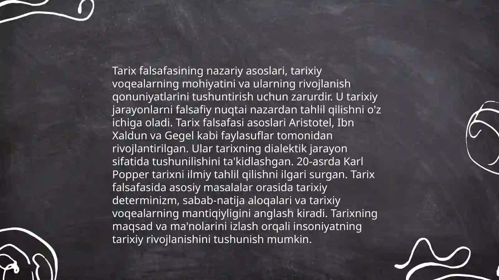 Tarix falsafasi, sivilizatsiya va madaniyat 3