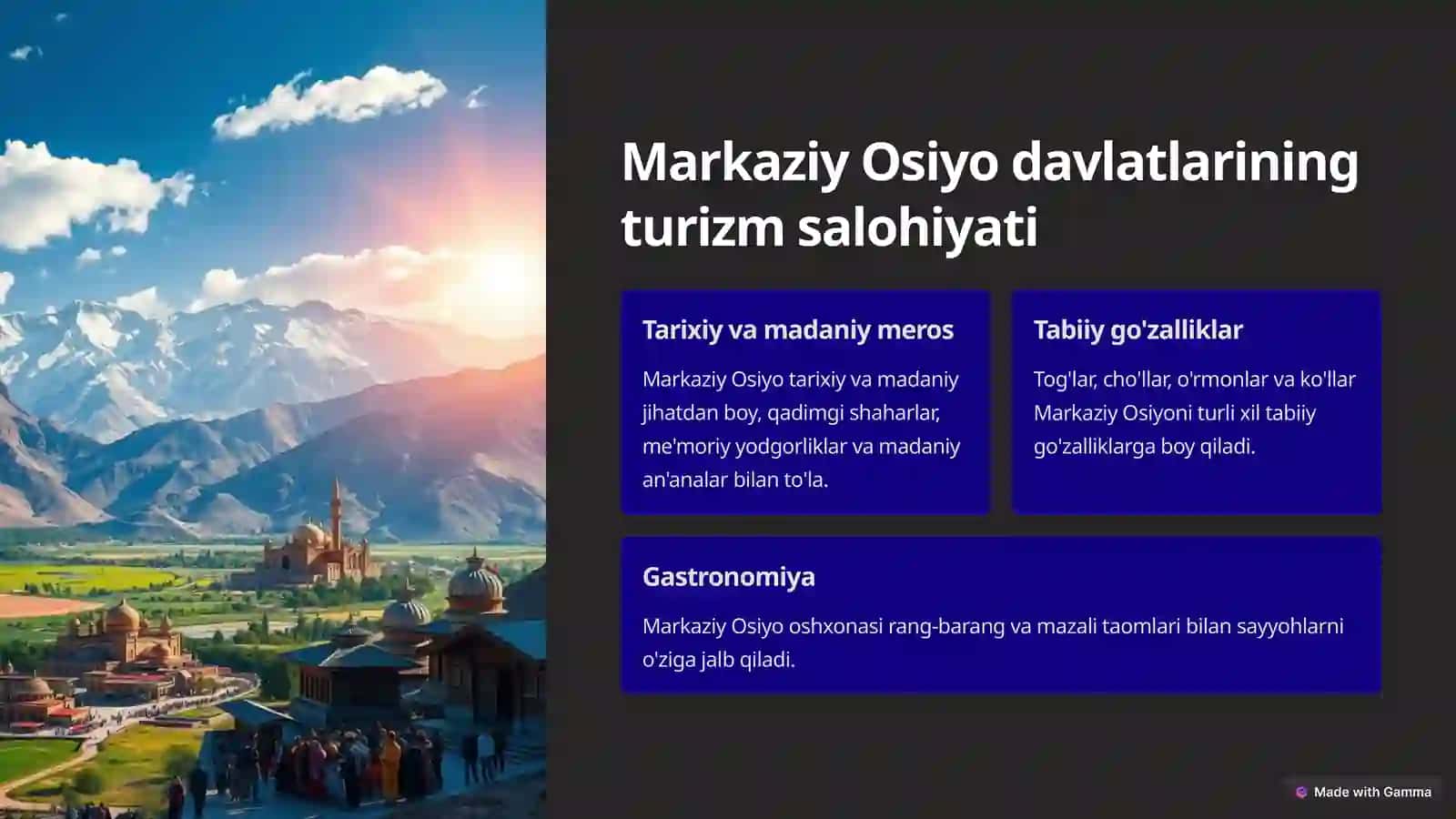 Buyuk Ipak yo'li turizmining raqobatbardosh omillari 3