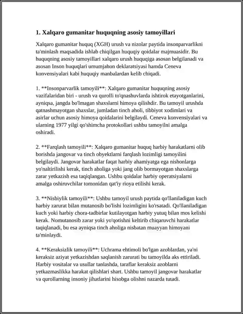 Xalqaro Gumanitar Huquq 3