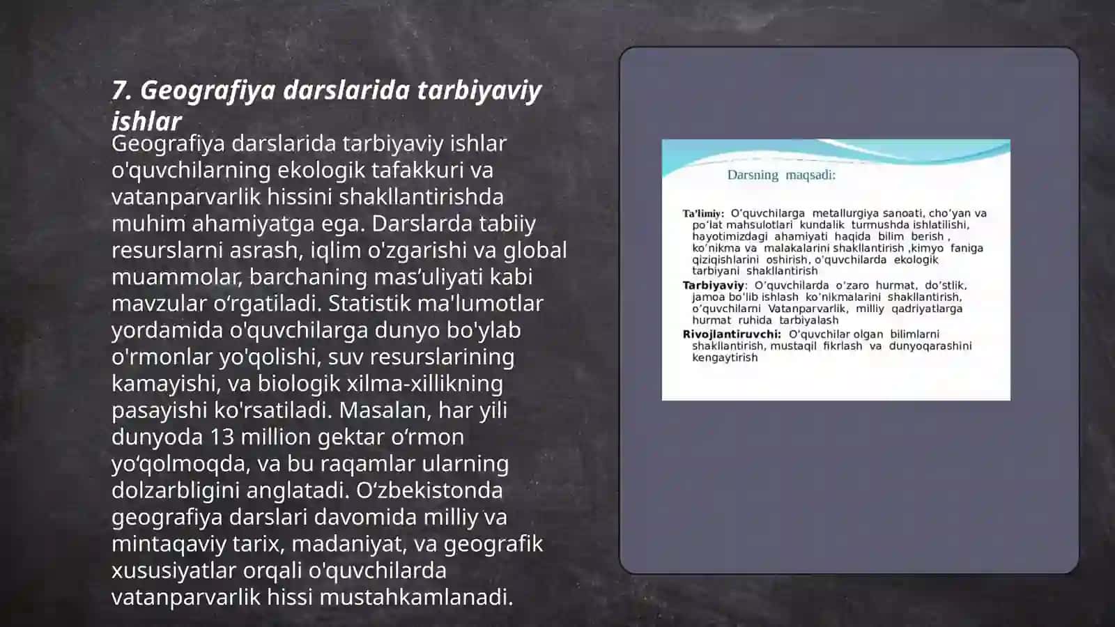 Geografiya darslarida tarbiyaviy ishlar 3