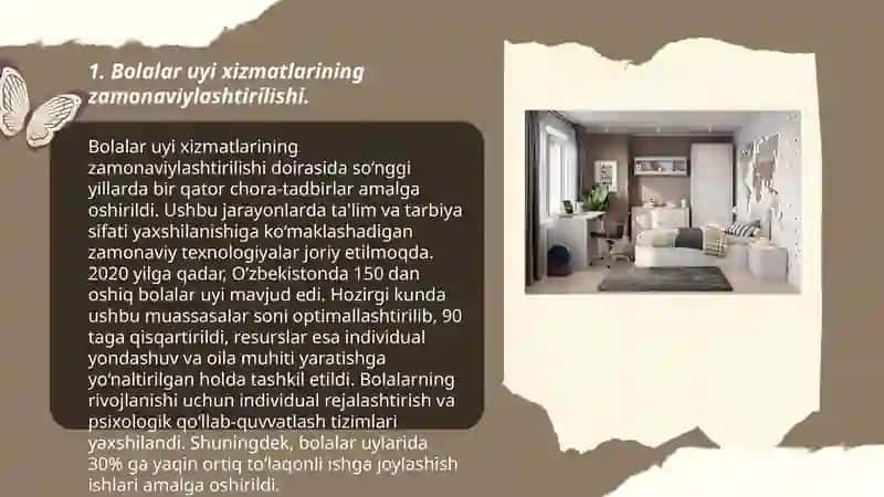 Bolalar uyi xizmat sifatini yaxshilash va keyingi bosqich 2035 yil 3