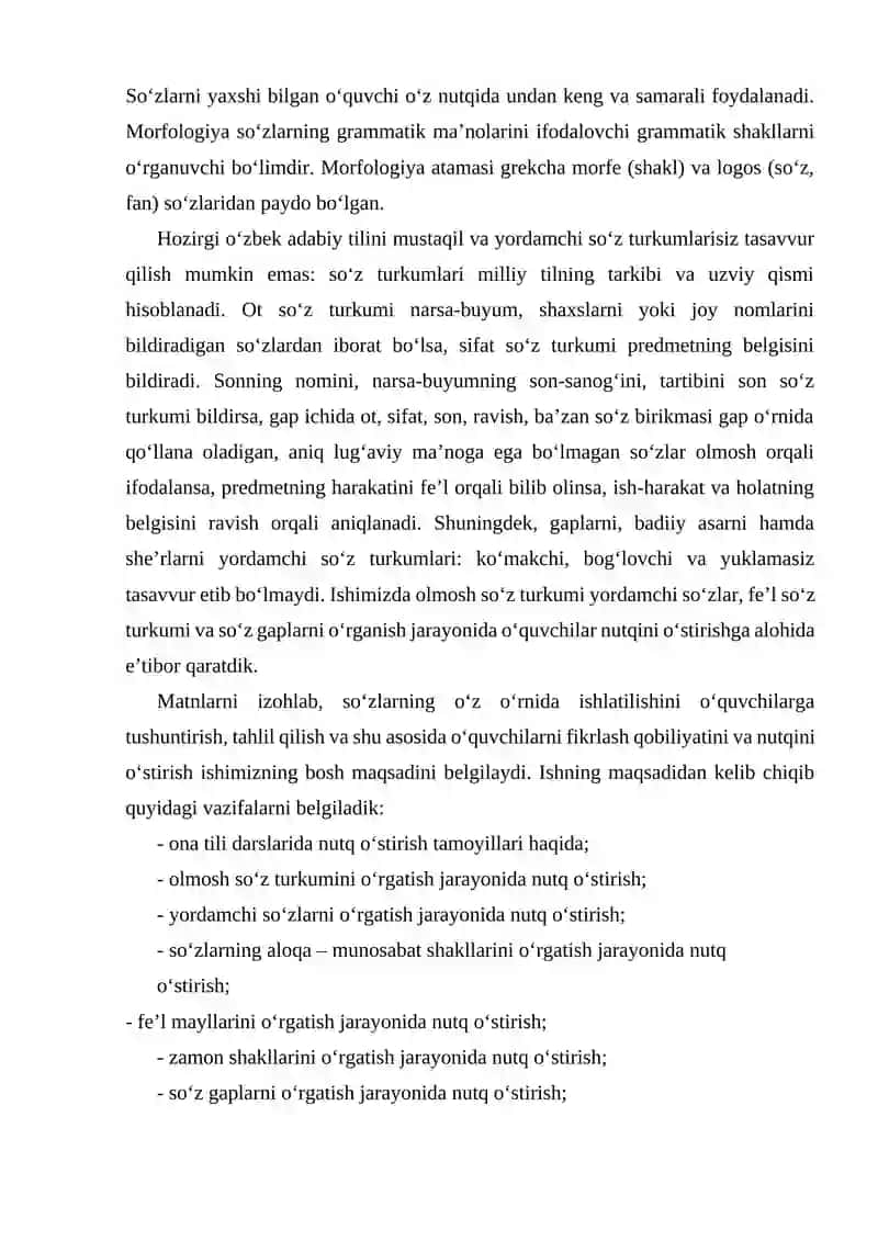 O‘QISH DARSLARIDA O‘QUVCHILAR NUTQINI O‘STIRISH 3