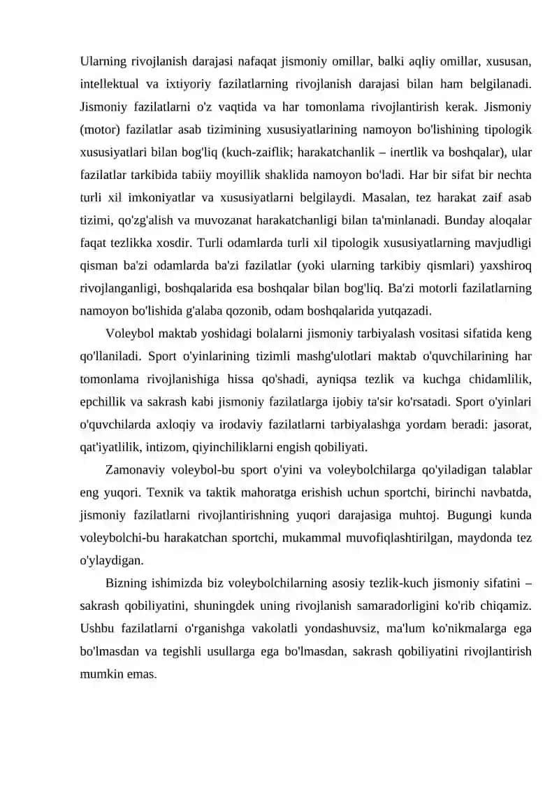 Voleybolda taktik harakatlar, kombinatsiyalar va ularga o'rgatish asoslari 3