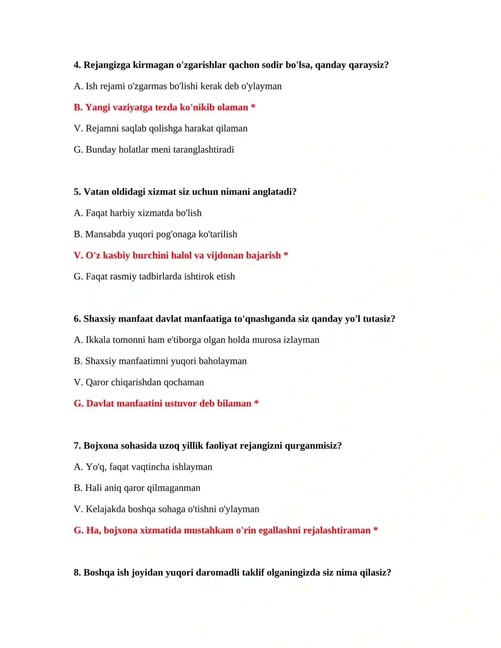 Bojxona testlari 500 ta 3