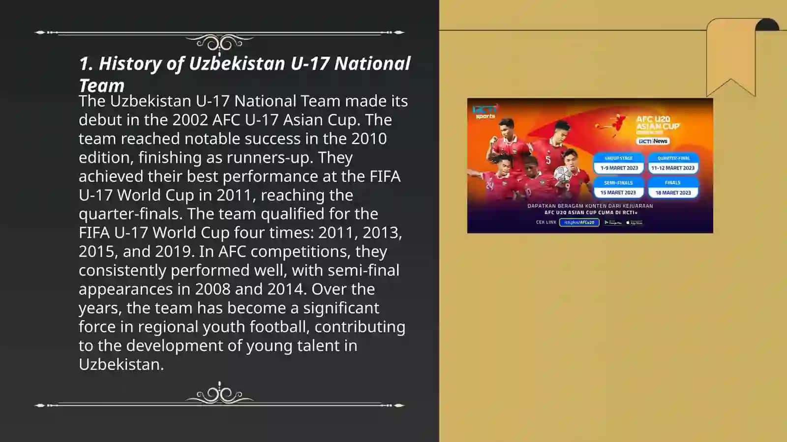 Uzbekistan U-17 National Team Asian Road to chepion 3