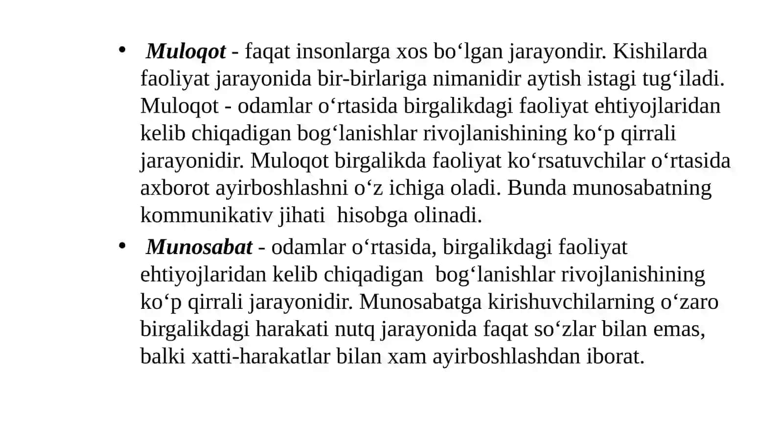 Tibbiyotdamuloqatningo‘rnivashaxslararomunosabatlar 3