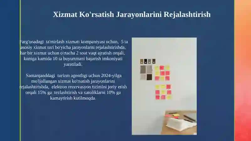 Jarayonlarni rejalashtirish va ularning turlari 3