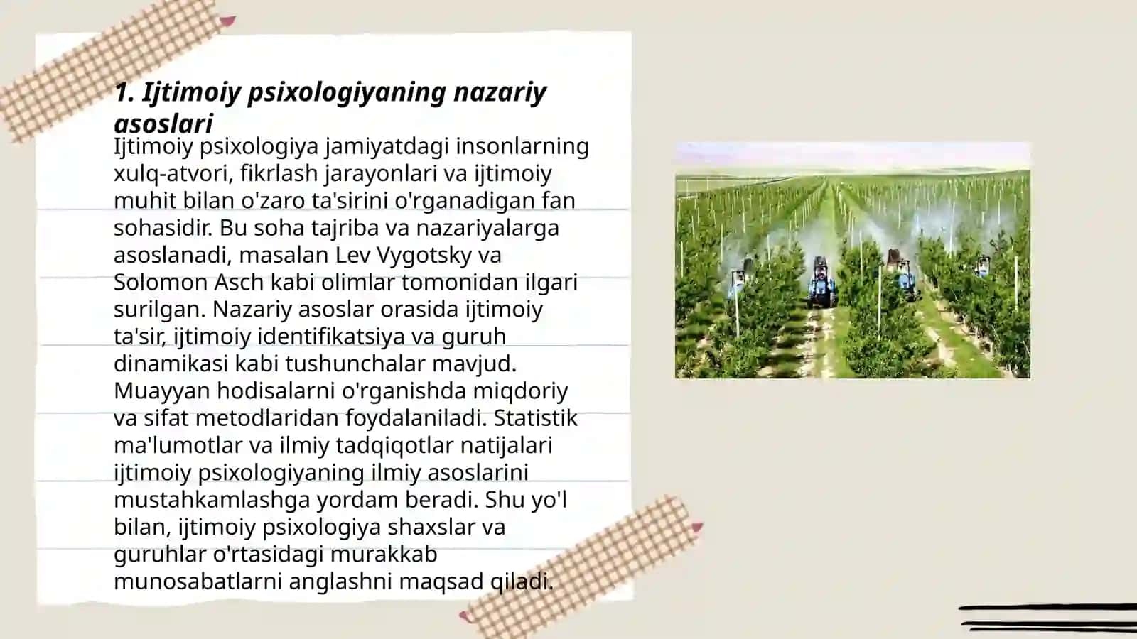 Ijtimoiy psixologiyaning nazariy manbasi va ularning bugungi kundagi mohiyati 3