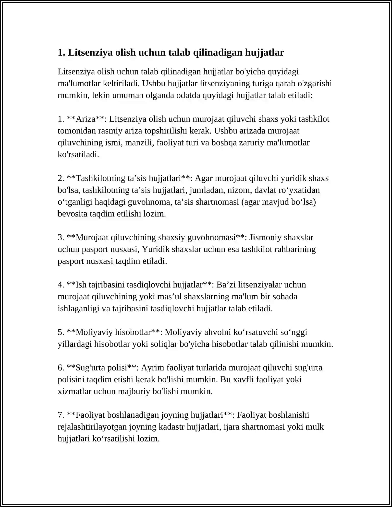 FARMASEVTIK FAOLIYAT UCHUN LITSENZIYA OLISH QOIDALARI 3