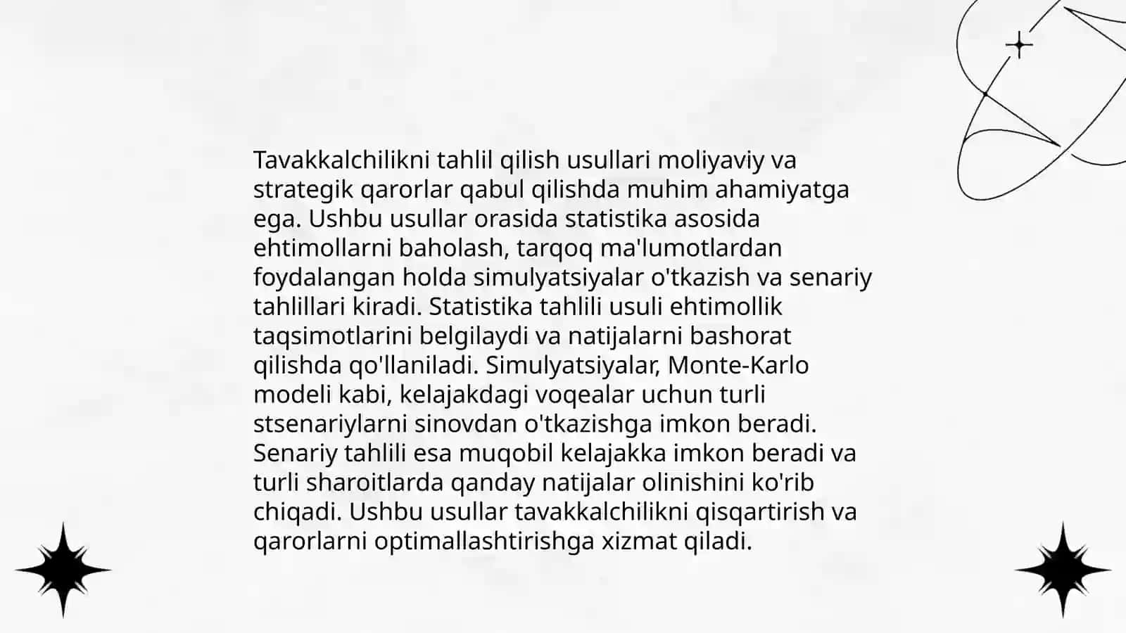 Biznesda tavakkalchilikni boshqarish 3