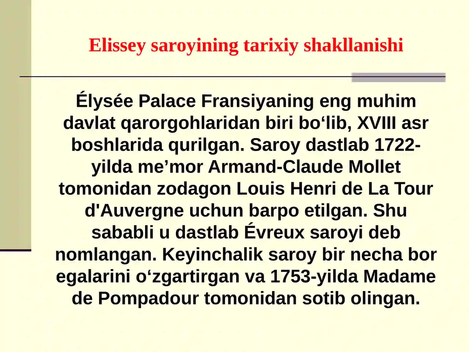 Fransiya Elissey saroyi 3