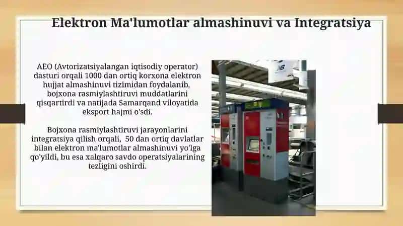 Elektron Ma'lumotlar almashinuvi va Integratsiya 3