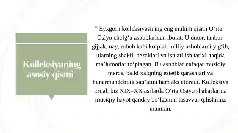 Avgust Eyxgorn va uning kolleksiyasi 3