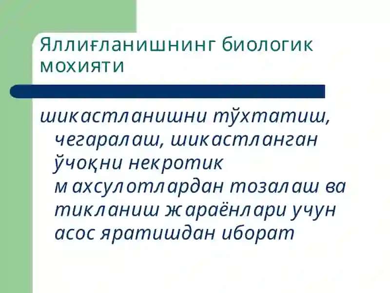Яллиғланиш патофизиологияси 3