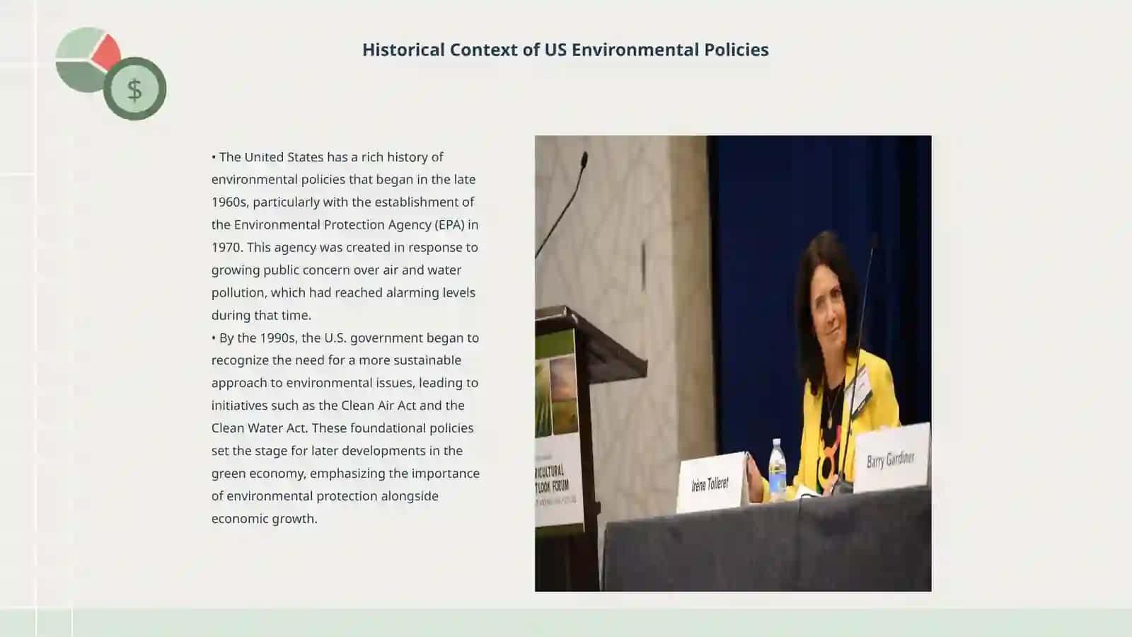 The US experience of the transition to the "green economy" 3