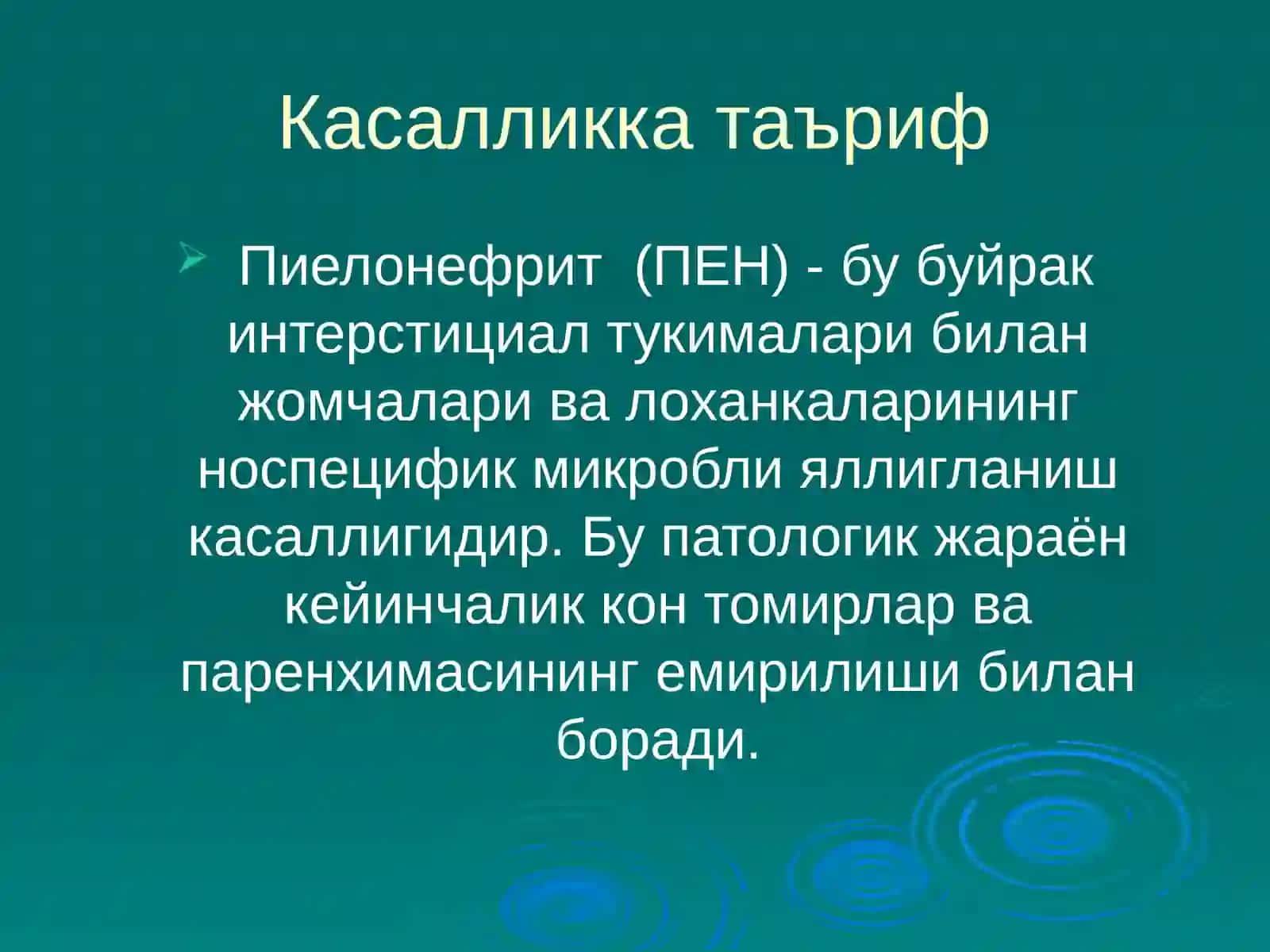 Пиелонефритлар 3