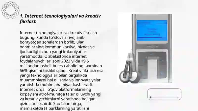 Internet texnologiyalari va kreativ fikrlash 3