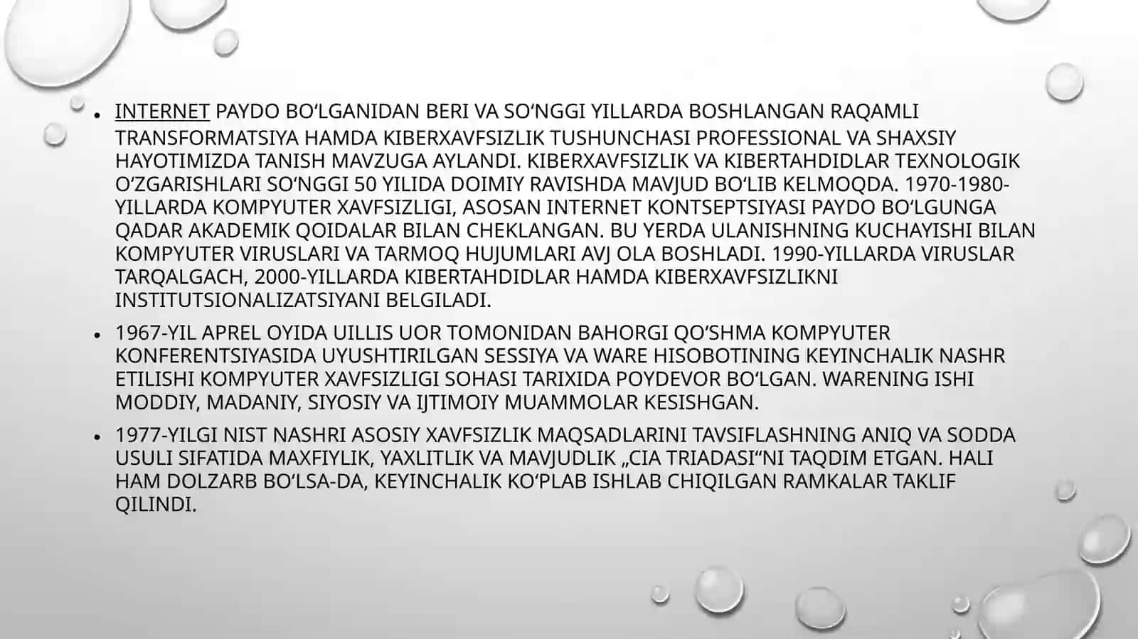 BLOKCHEYNDA TARMOQ XAVFSIZLIGI MASALALARI 3