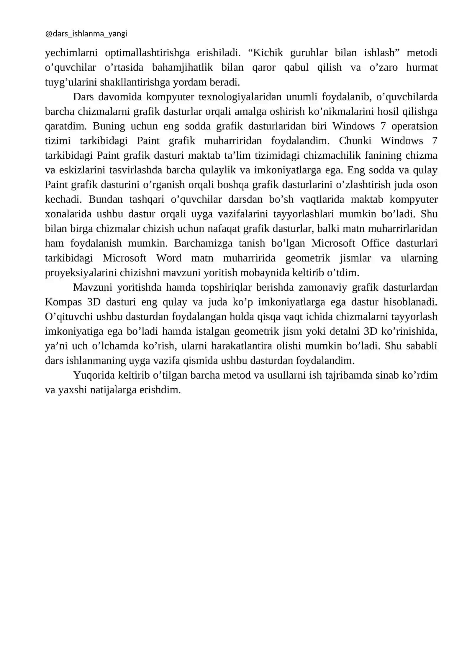 Proyeksiyalash Usullari 3