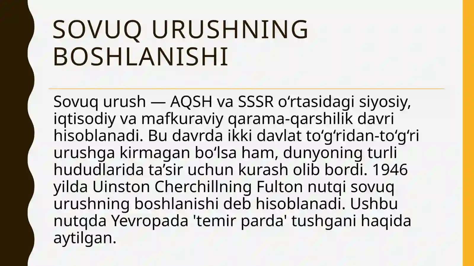 Ikkinchi jahon urushi va uning o'ziga xos xususiyatlari 3