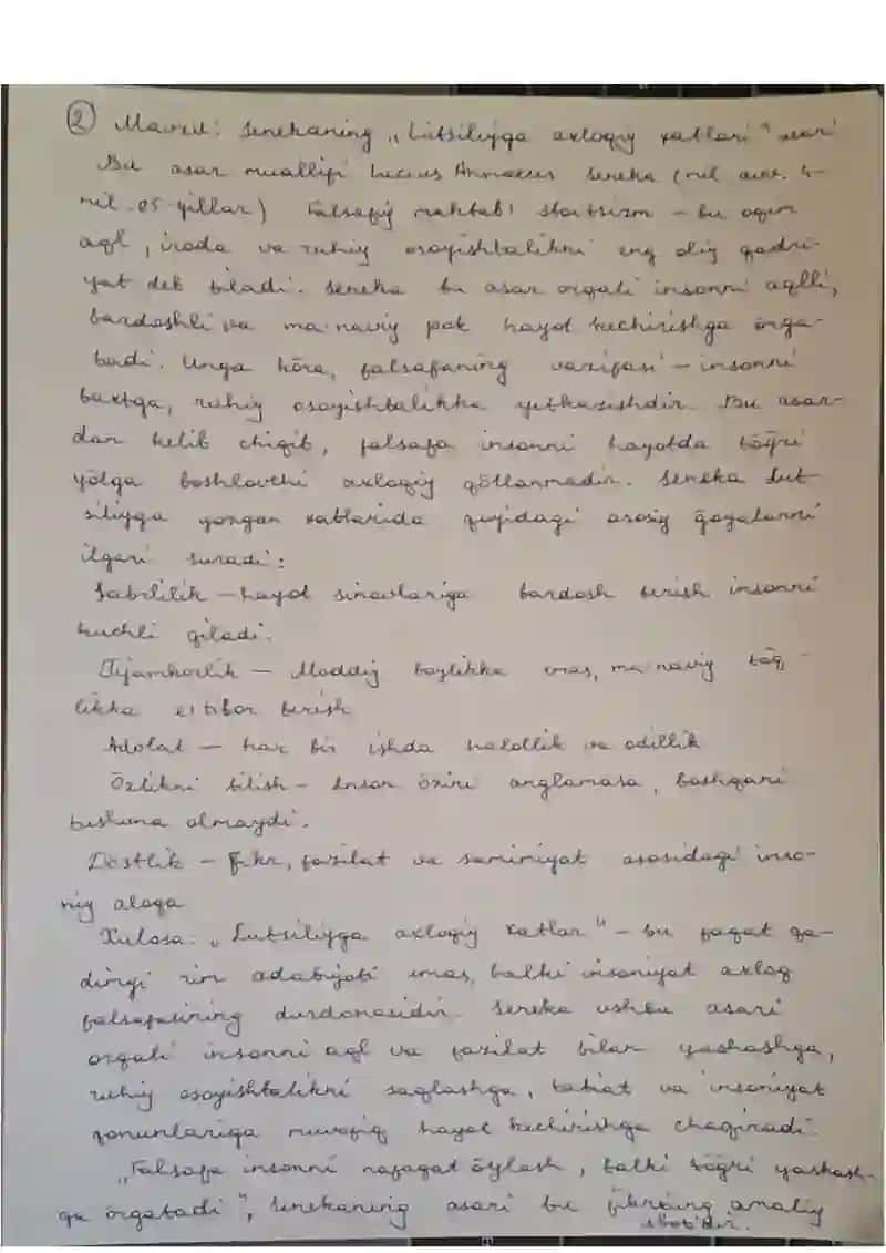 Falsafa fanidan 1-dan 6-mavzugacha mustaqil ishlar. 3