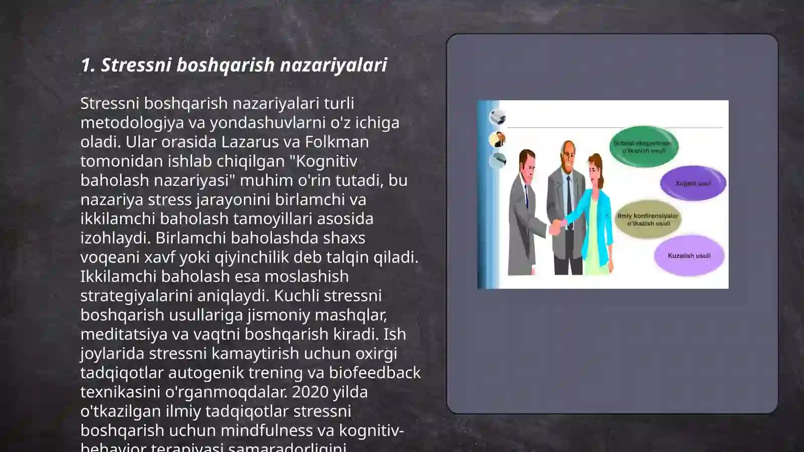 NIZO VA STRESSNI BOSHQARISH 3