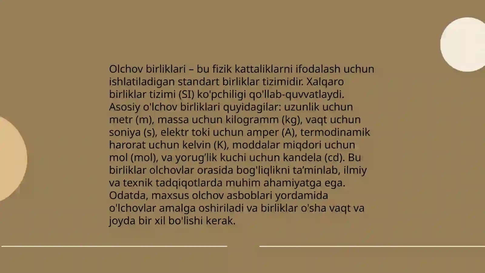 Metrologiya boʻyicha asosiy tushunchalar va ta'riflarni oʻrganish 3