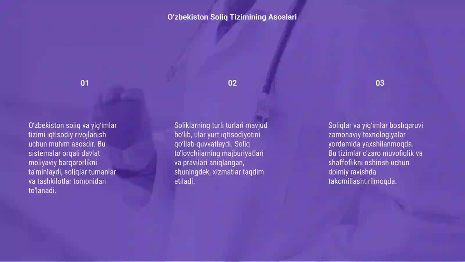 O‘zbekiston Soliq Tizimining Asoslari 3