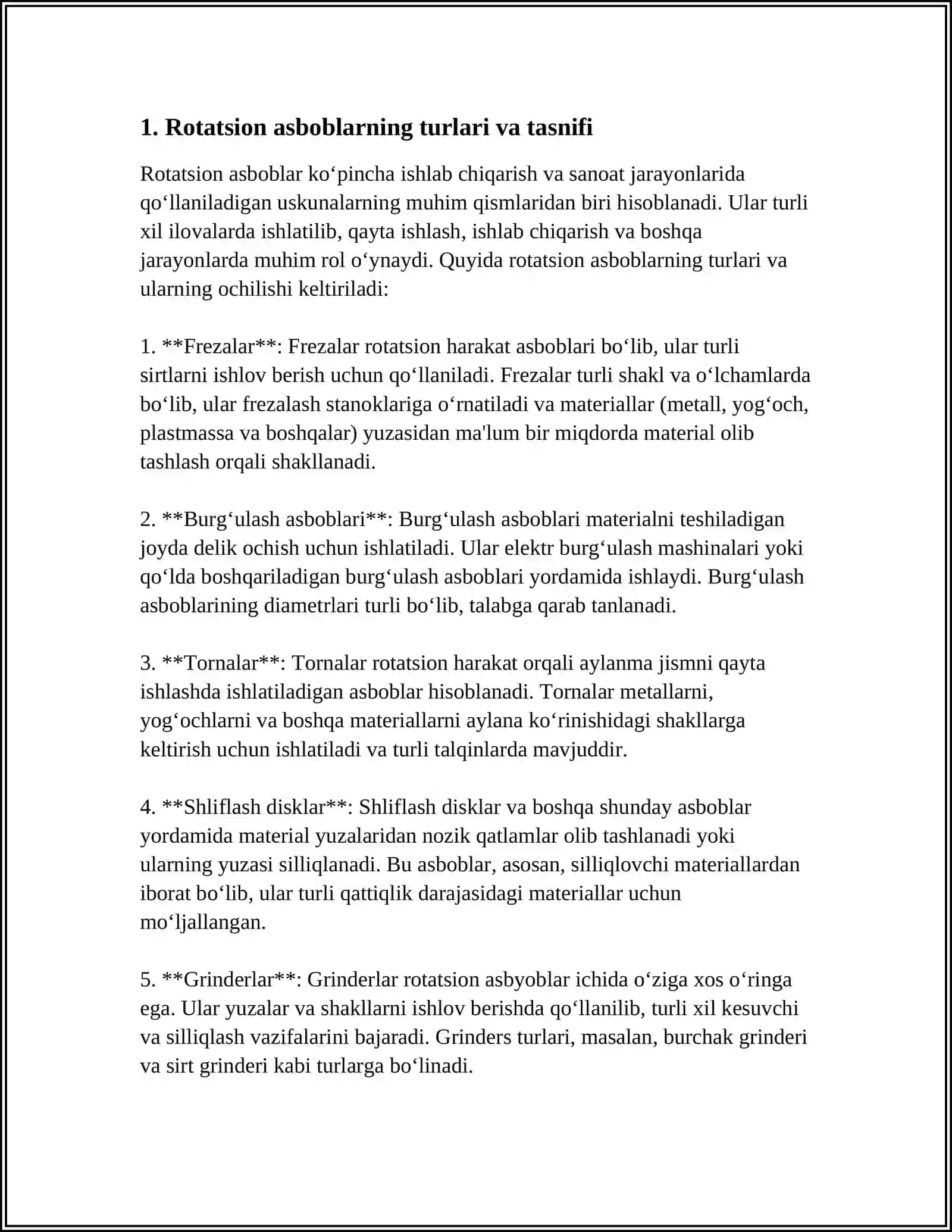STOMATOLOGIYADA ROTATSION ASBOBLARNI STANDIRIZATSIYASI 3