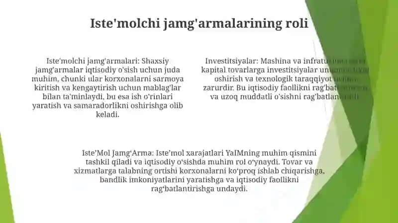 IsteʼMol JamgʻArma Va Investitsiyalar 3