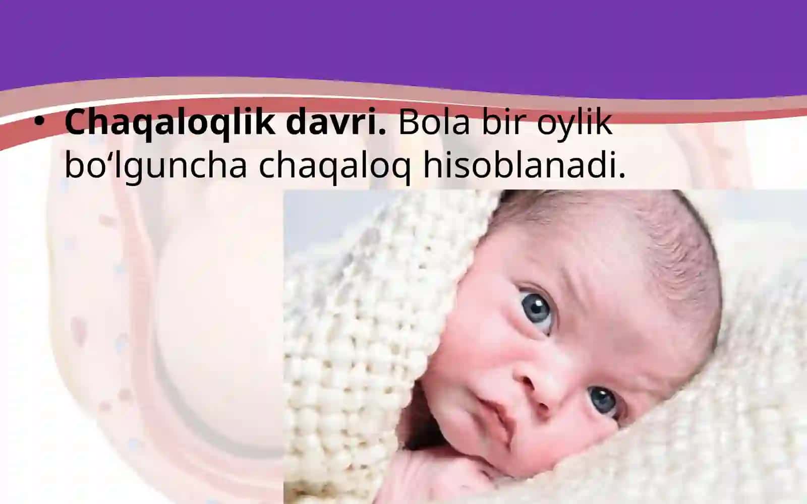 Bolaning o‘sishi va rivojlanishi 3