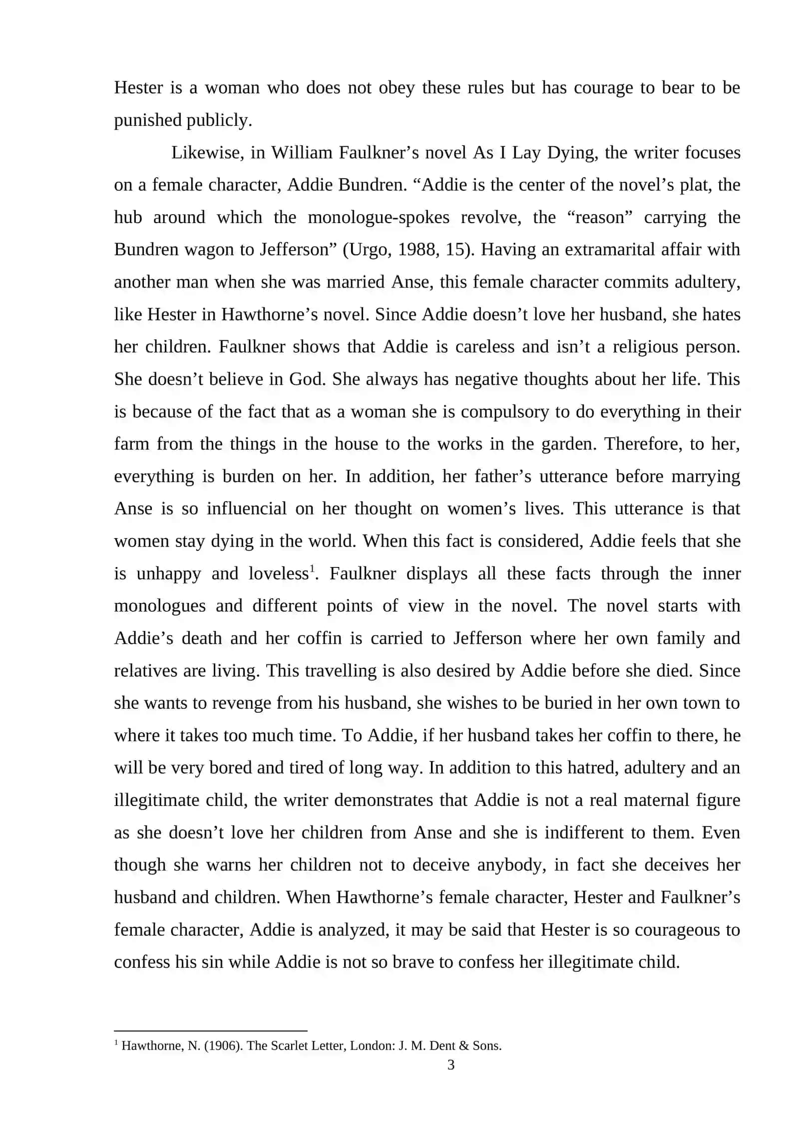 SYMBOLLISM AND ALLEGORY IN NATHANIEL HAWTHORNE’S “THE SCARLET LETTER” 3