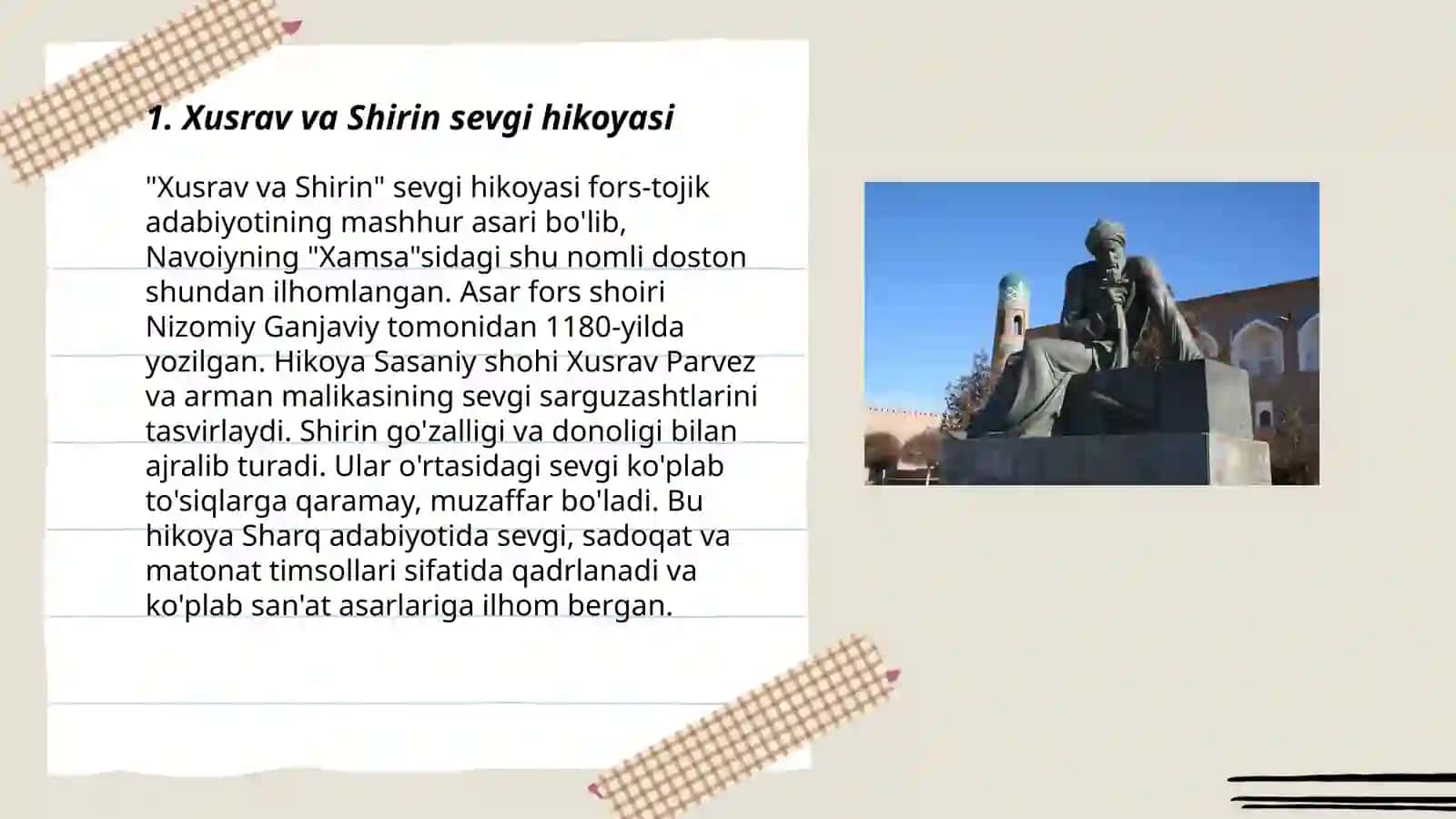 Xusrav va Shirin sevgi hikoyasi 3